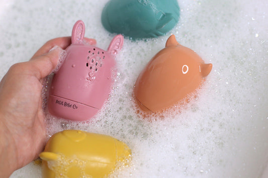 Animal Friends Silicone Mould-Free Bath Toy Set