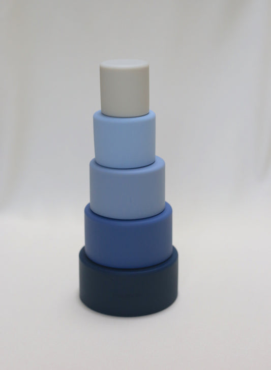 Blue Stacking & Nesting Cups